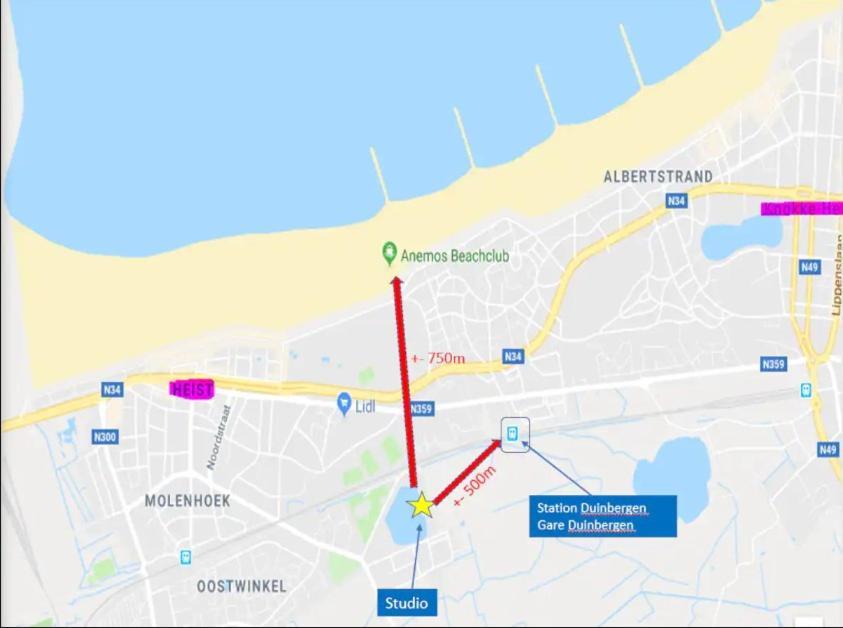 Studio Cosy A 2 Pas De La Mer Knokke-Heist Bagian luar foto